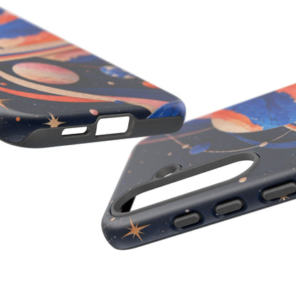 Cosmic Cut Paper Samsung Galaxy Tough Case | modern space