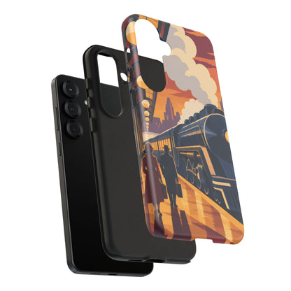 Travel by Train — Night Departure Samsung Galaxy Tough Case | train travel