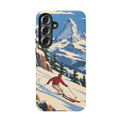 Swiss Skiing — Downhill Arc Samsung Galaxy Tough Case
