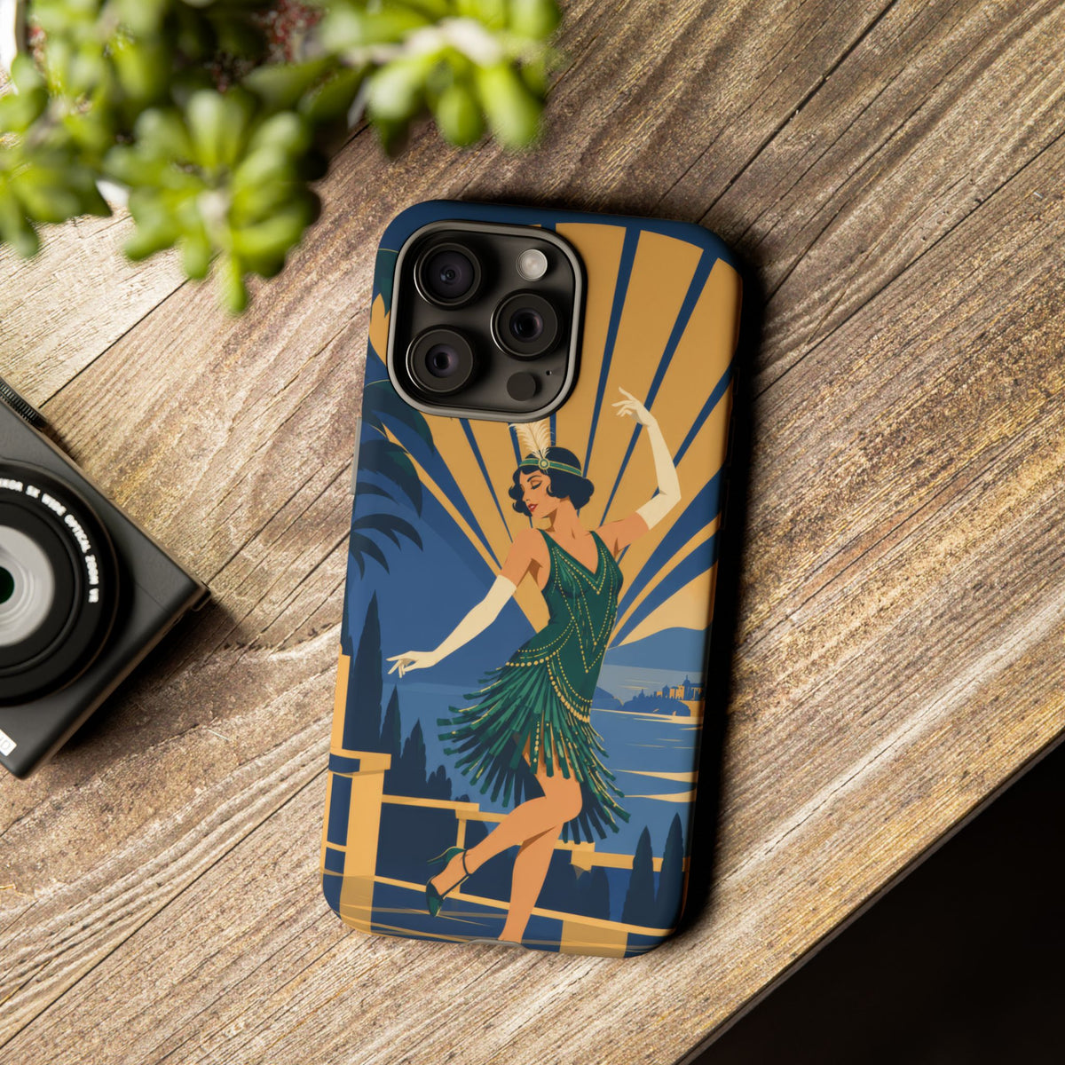1920s Flapper — Jazz After Dark iPhone Tough Case