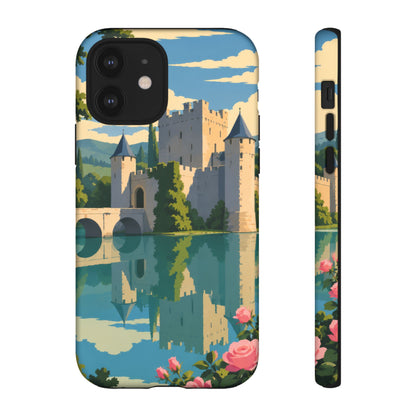 English Castle — Moat and Roses iPhone Tough Case