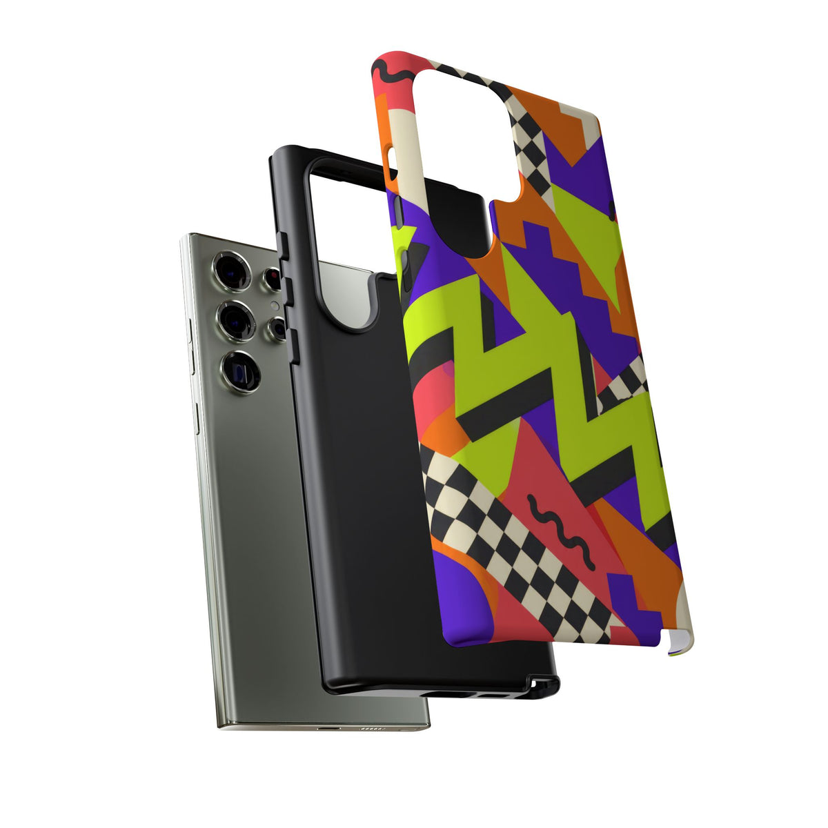 Acid Arcade Samsung Galaxy Tough Case | Bright Retro Geometry