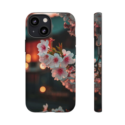 Kyoto Blossom Lanterns iPhone Tough Phone Case