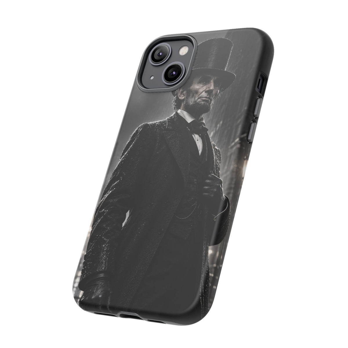 Abe after Midnight iPhone Tough Case | noir lincoln