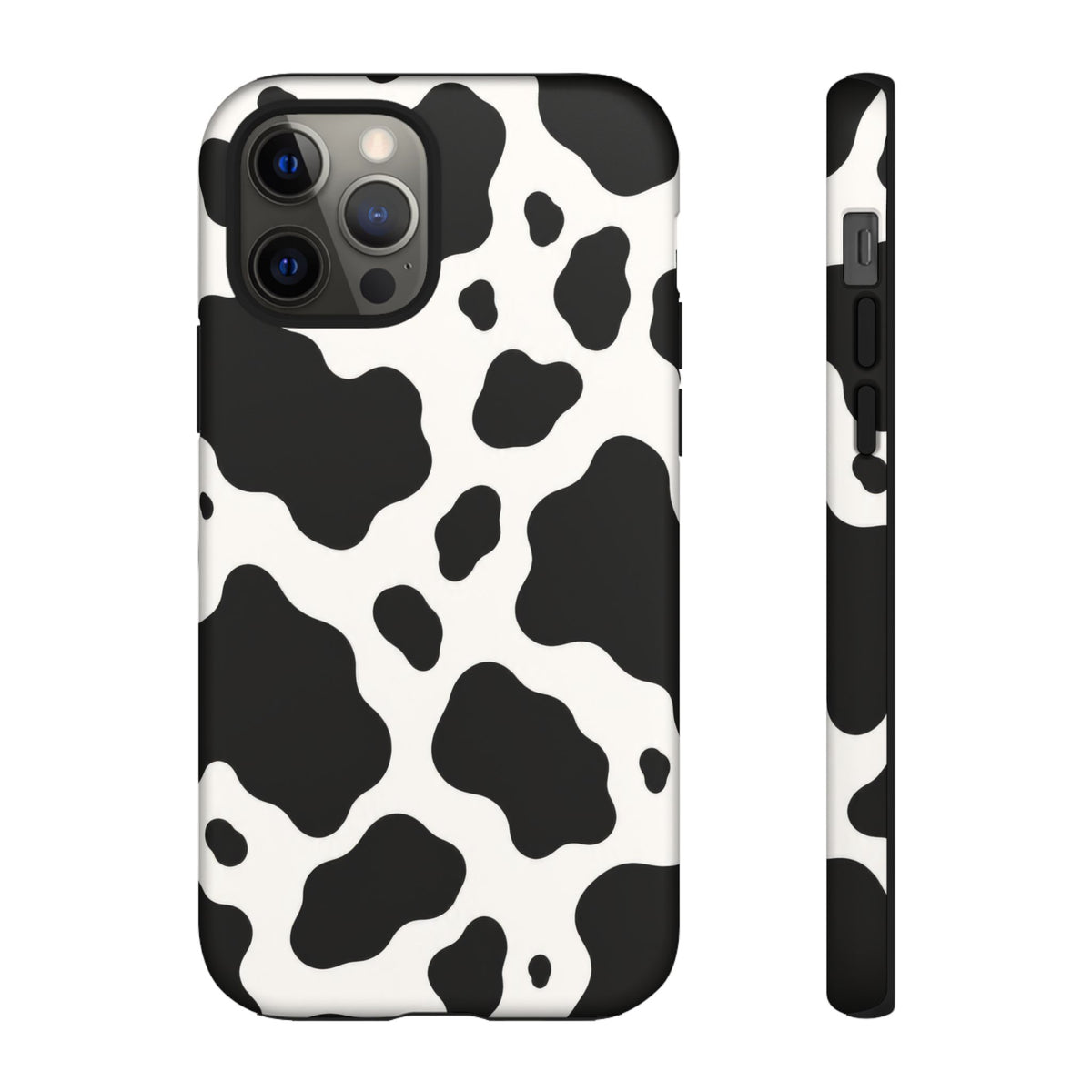 Classic Holstein iPhone Tough Case | Black & White Cow Print