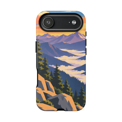 Misty Mountains — Amethyst Pass iPhone Tough Case