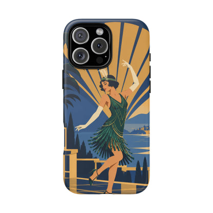 1920s Flapper — Jazz After Dark iPhone Tough Case