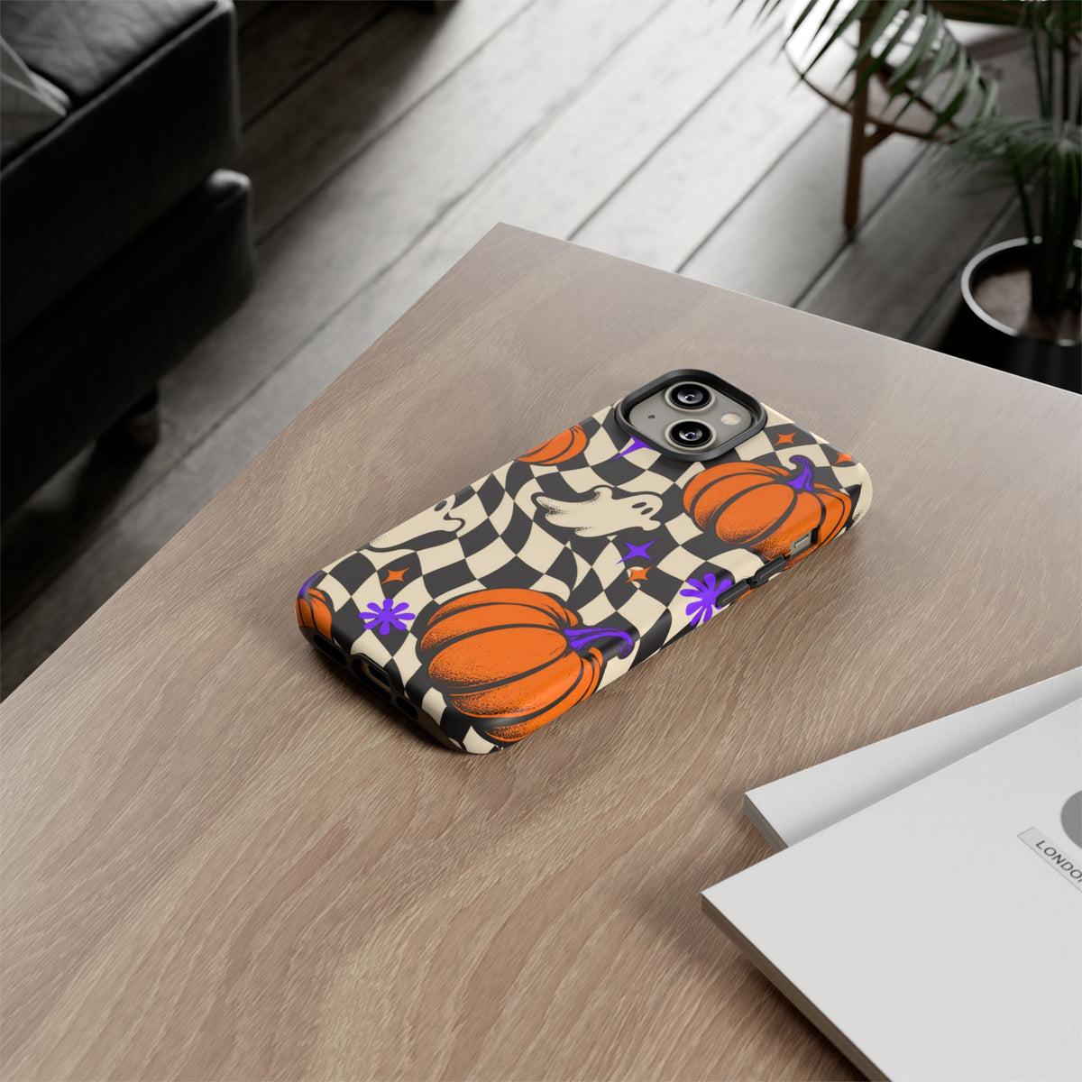 Spectral Groove iPhone Tough Case | retro halloween