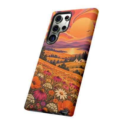 Golden Field Reverie Samsung Galaxy Tough Case | sixties festival