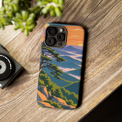 Shenandoah — Blue Hour Ridges iPhone Tough Case
