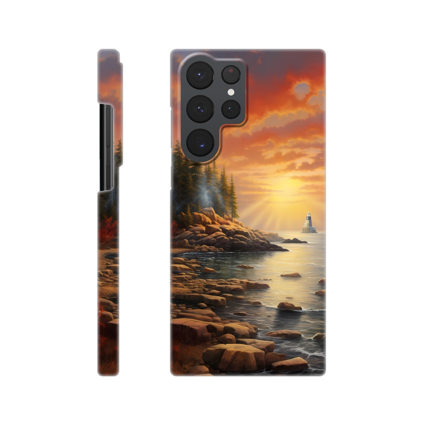 Samsung Case - Acadia Lighthouse Luminance