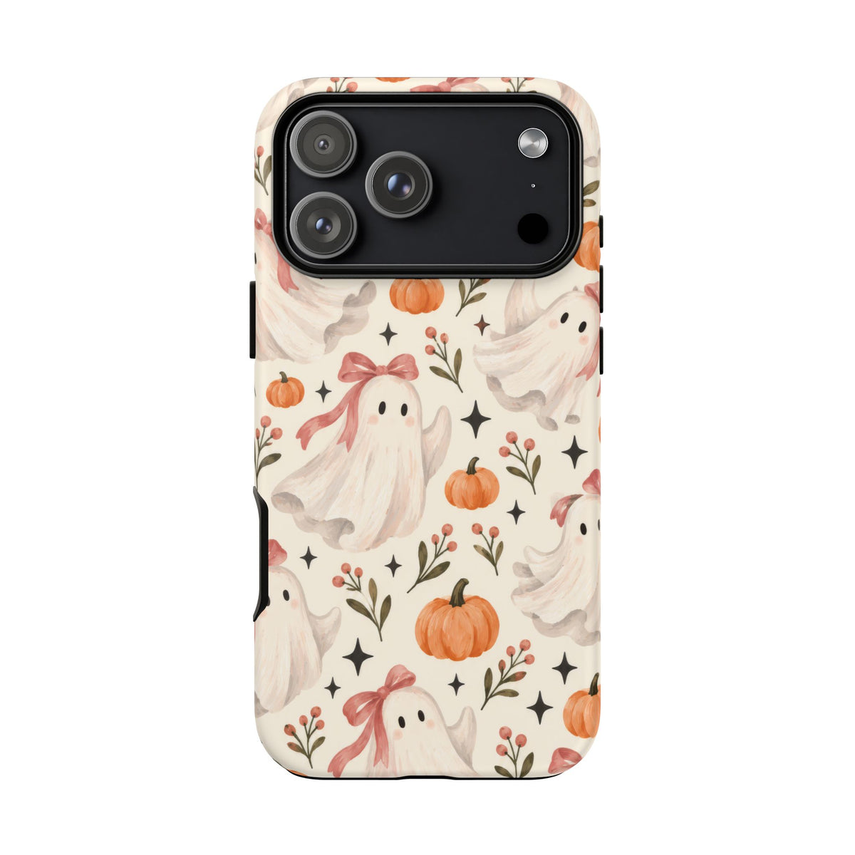 Blush Boo Social iPhone Tough Case | cute ghost