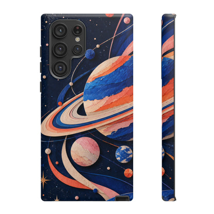 Cosmic Cut Paper Samsung Galaxy Tough Case | modern space