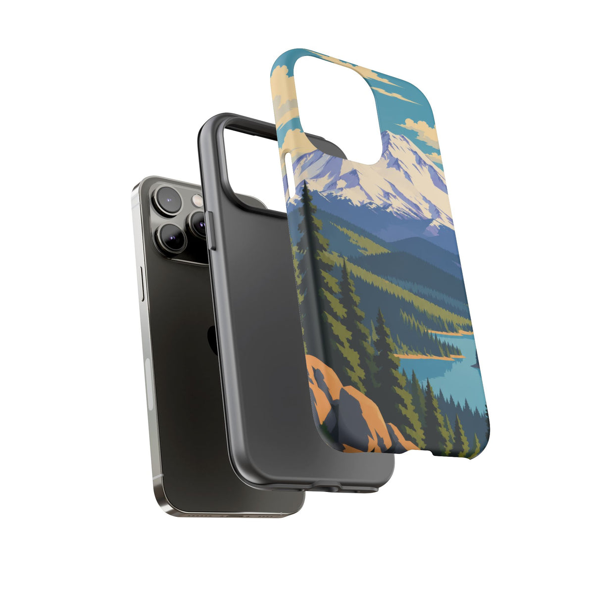 Mount Shasta — Snowlight iPhone Tough Case
