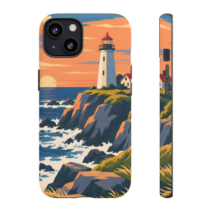 Lighthouse — Atlantic Beacon iPhone Tough Case