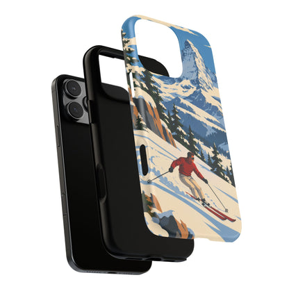 Swiss Skiing — Downhill Arc iPhone Tough Case