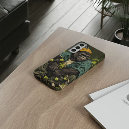 Concrete Jungle Samsung Galaxy Tough Case | Skater Gorilla Illustration