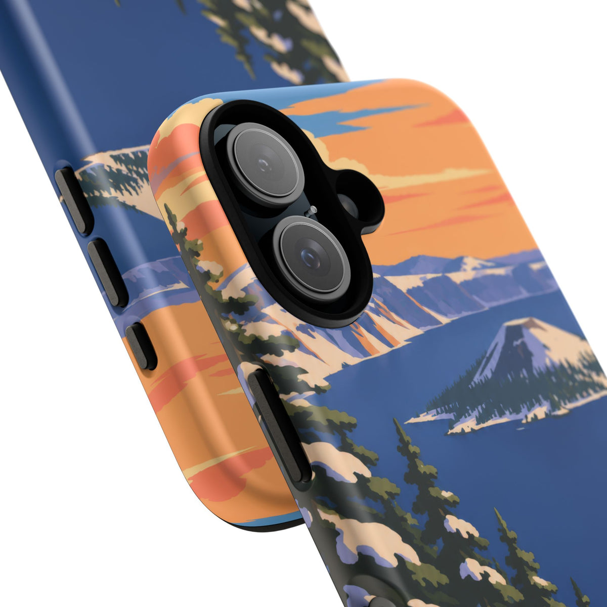 Crater Lake — Winter Caldera iPhone Tough Case
