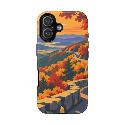 Skyline Drive — Overlook Gold iPhone Tough Case