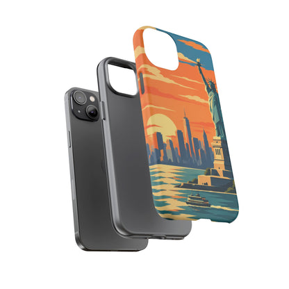 New York City — Harbor Liberty iPhone Tough Case
