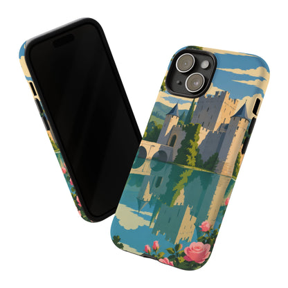 English Castle — Moat and Roses iPhone Tough Case