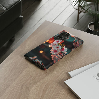 Kyoto Blossom Lanterns Samsung Galaxy Tough Phone Case