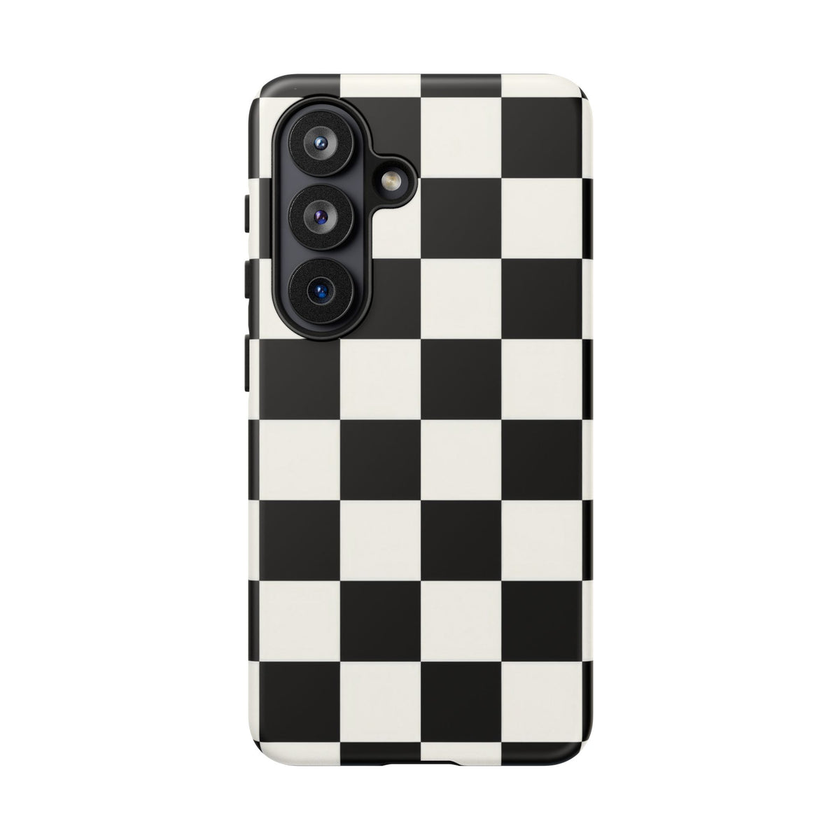 Classic Check Samsung Galaxy Tough Case | Black & White Checkerboard