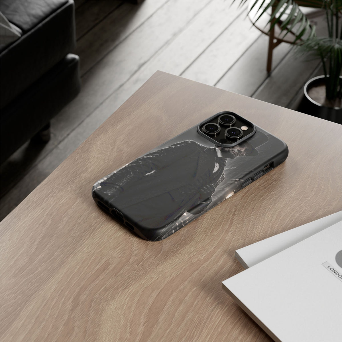 Abe after Midnight iPhone Tough Case | noir lincoln