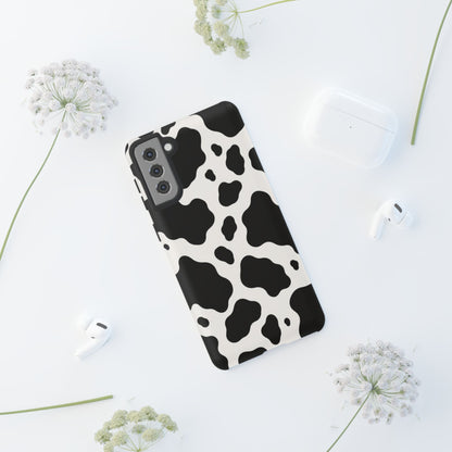 Classic Holstein Samsung Galaxy Tough Case | Black & White Cow Print
