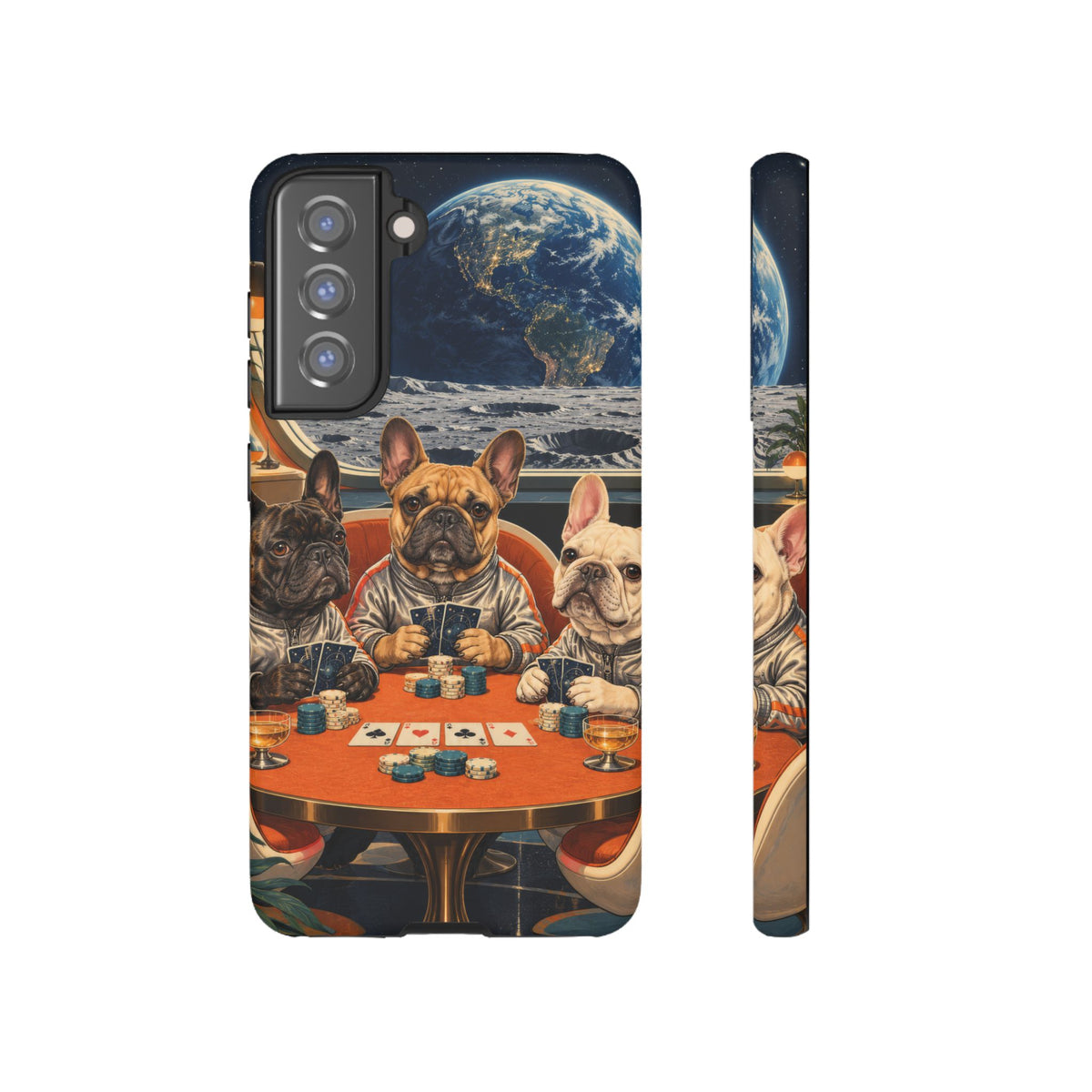 Lunar Card Club Samsung Galaxy Tough Case | french bulldog