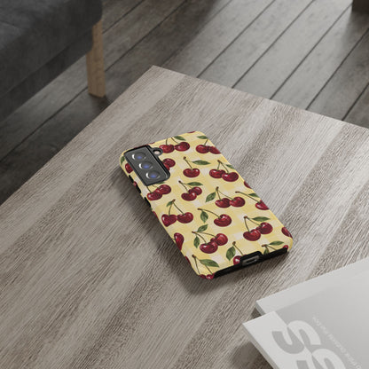 Cherry Gingham Samsung Galaxy Tough Case | Cherry Picnic