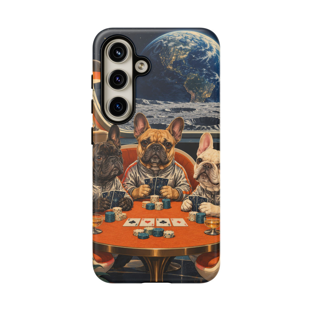 Lunar Card Club Samsung Galaxy Tough Case | french bulldog