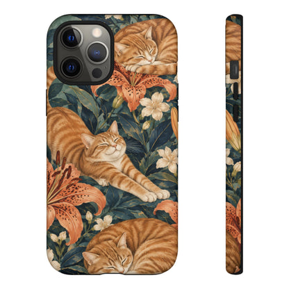 Tiger Lily Tabby iPhone Tough Case | tabby cats
