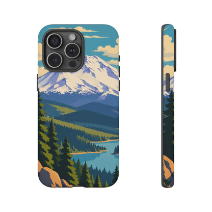 Mount Shasta — Snowlight iPhone Tough Case