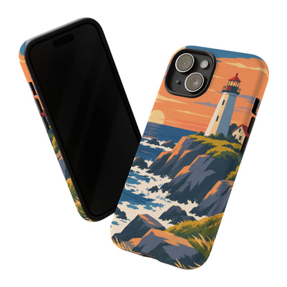 Lighthouse — Atlantic Beacon iPhone Tough Case