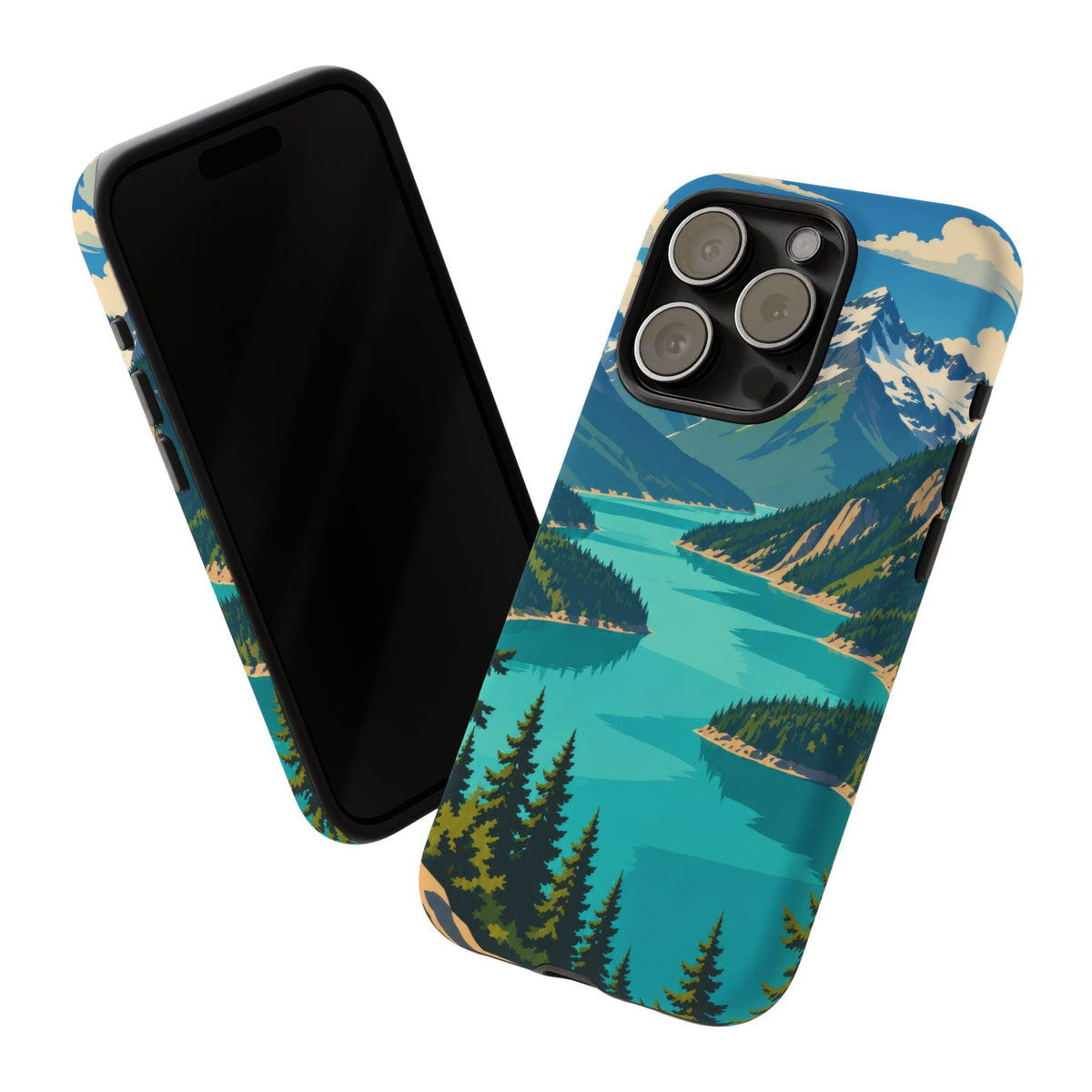 Cascades — Diablo Blue iPhone Tough Case