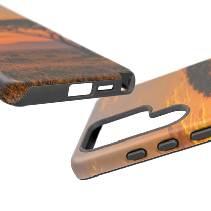 Amber Acacia Samsung Galaxy Tough Case | african sunset
