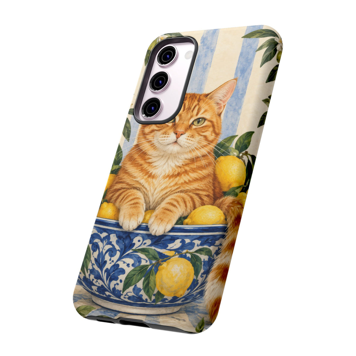 Citrus Inspector Samsung Galaxy Tough Case | ginger cat