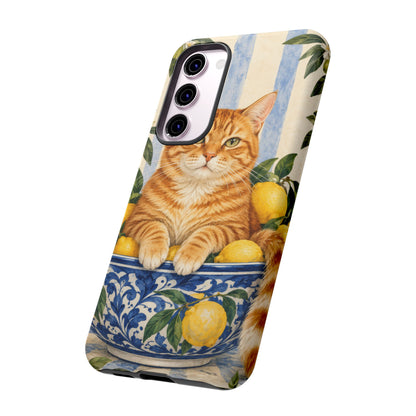 Citrus Inspector Samsung Galaxy Tough Case | ginger cat