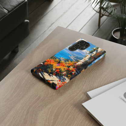 Azure Sanctuary Samsung Galaxy Tough Case | Painterly Coastal Landscape