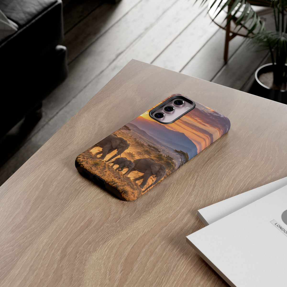 Elephants at First Light Samsung Galaxy Tough Case | african elephants