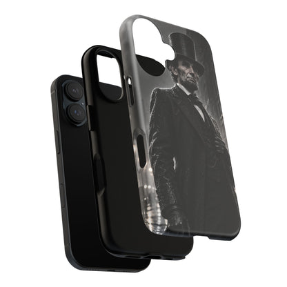 Abe after Midnight iPhone Tough Case | noir lincoln
