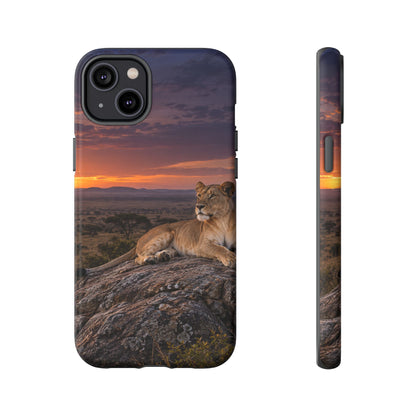 Lioness in the Blue Hour iPhone Tough Case