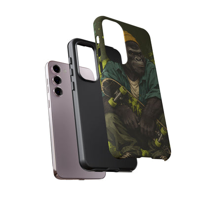 Concrete Jungle Samsung Galaxy Tough Case | Skater Gorilla Illustration