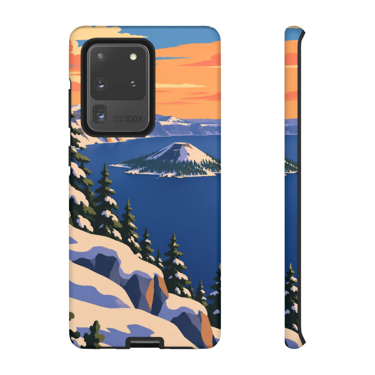 Crater Lake — Winter Caldera Samsung Galaxy Tough Case