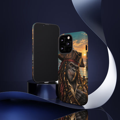 Pirate Gorilla iPhone Tough Case | Captain Silverback