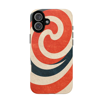Ember Spiral iPhone Tough Phone Case