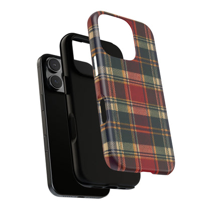 Highland Holiday iPhone Tough Case | christmas plaid