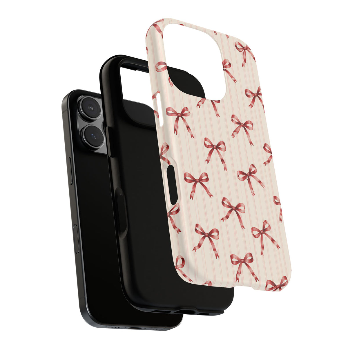 Red Bow iPhone Tough Case | Ribbon Waltz