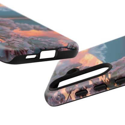 Fuji Petal Reflection Samsung Galaxy Tough Phone Case